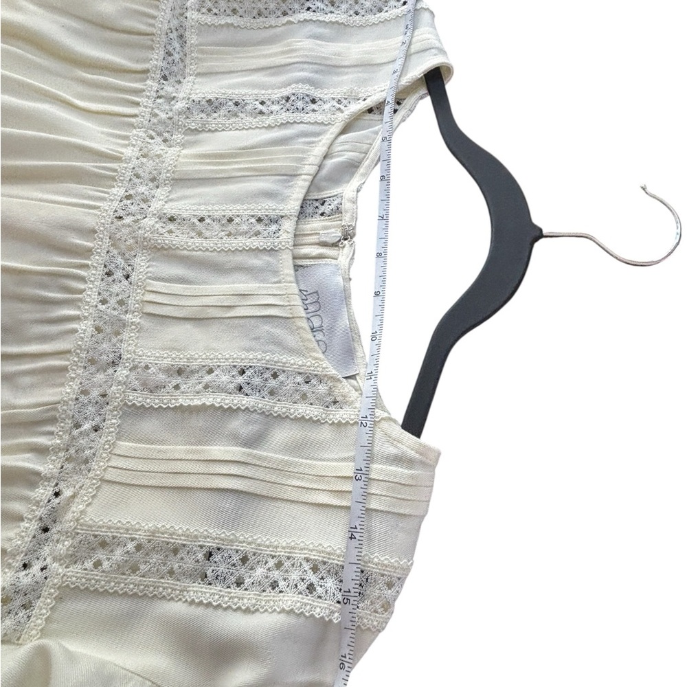 Anthropologie Mare Mare NWT Ivory Victorian Boho Romper XS Summer Romantic Cream - Picture 13 of 15